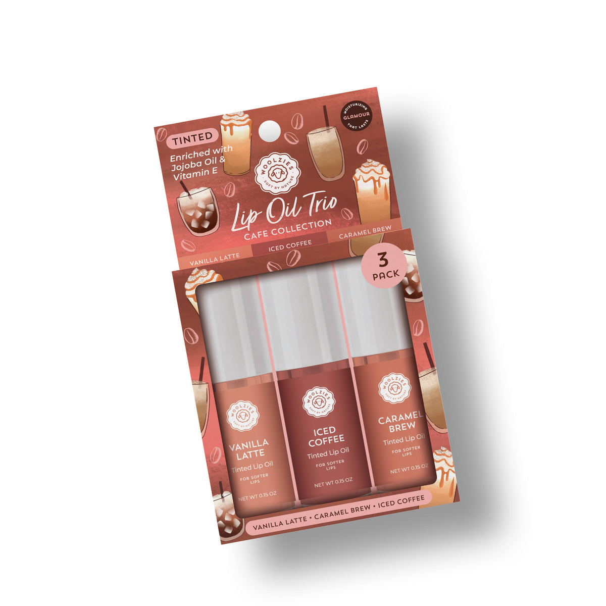 Tinted Lip Oil Trio – Café Collection