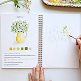 emily lex studio - Flowers watercolor workbook emily lex studio