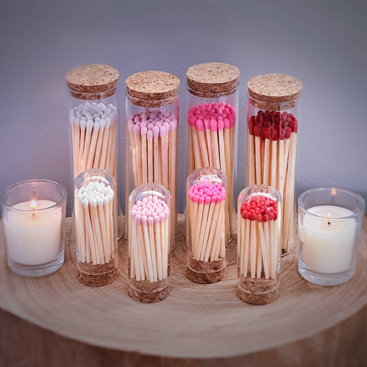Thankful Greetings - 2" Matches + Mini Cloche - Colors of Your Choice + Strikers Thankful Greetings