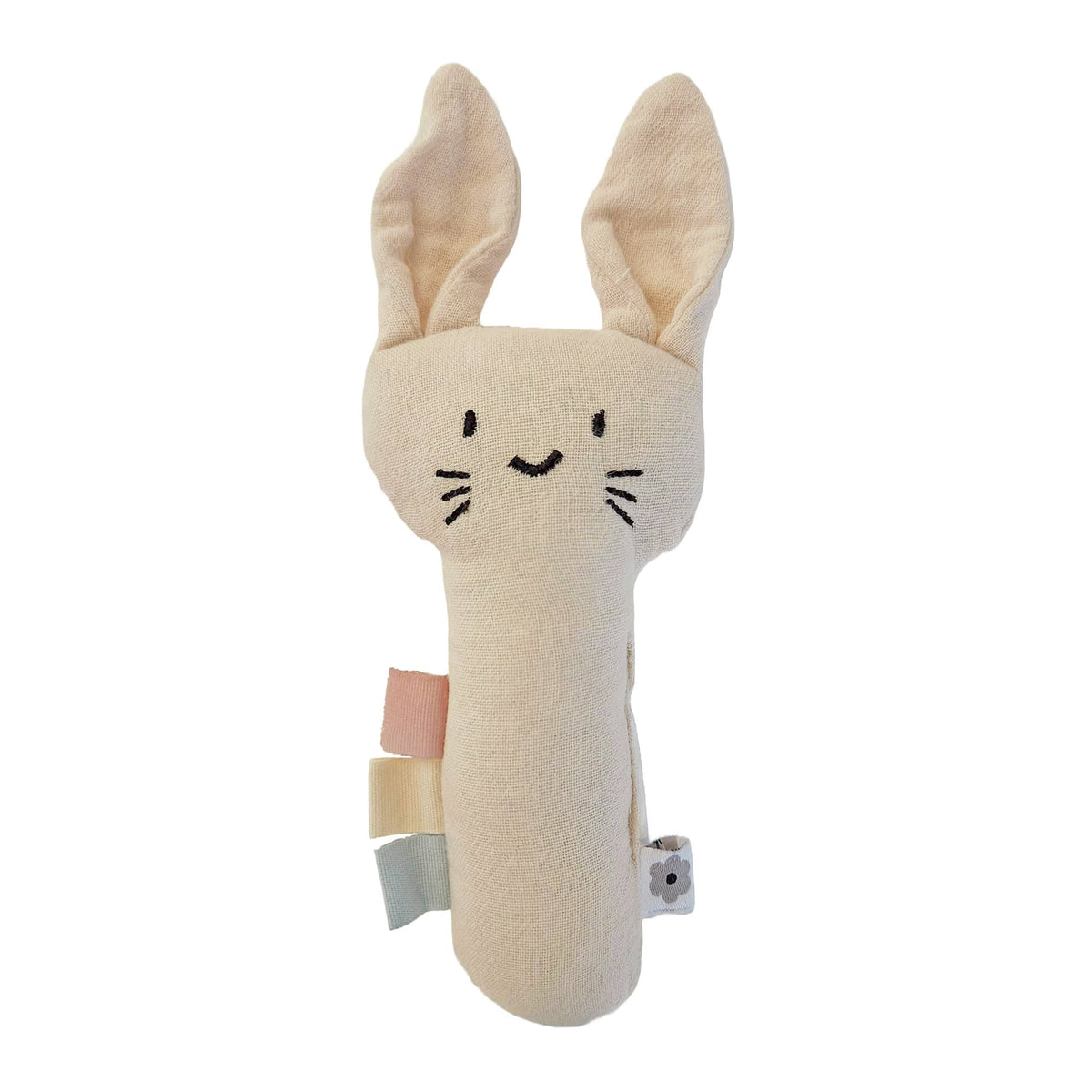 Summerville organic - Organic Soft Rattle Rabbit Sandshell Summerville organic