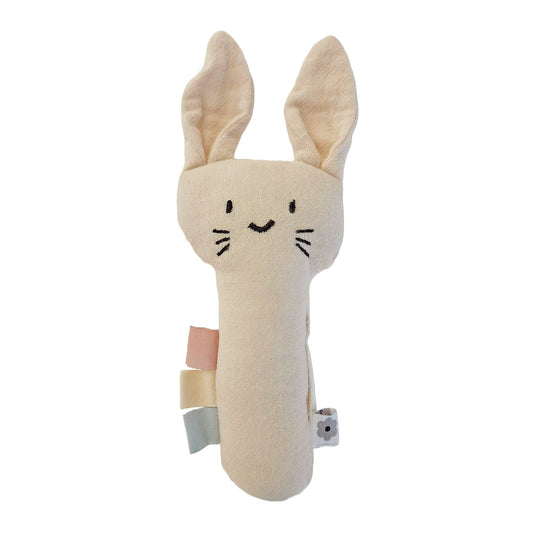 Summerville organic - Organic Soft Rattle Rabbit Sandshell Summerville organic