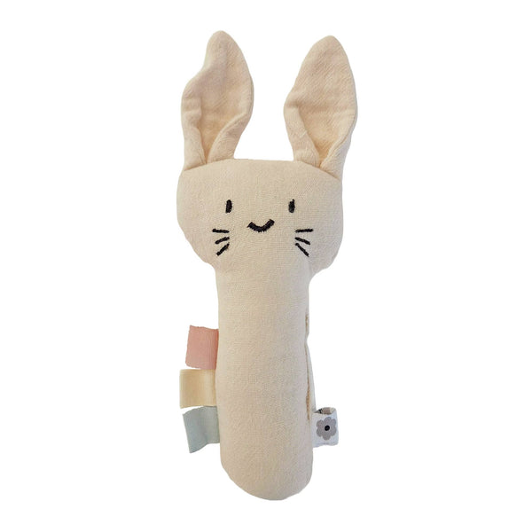 Summerville organic - Organic Soft Rattle Rabbit Sandshell Summerville organic