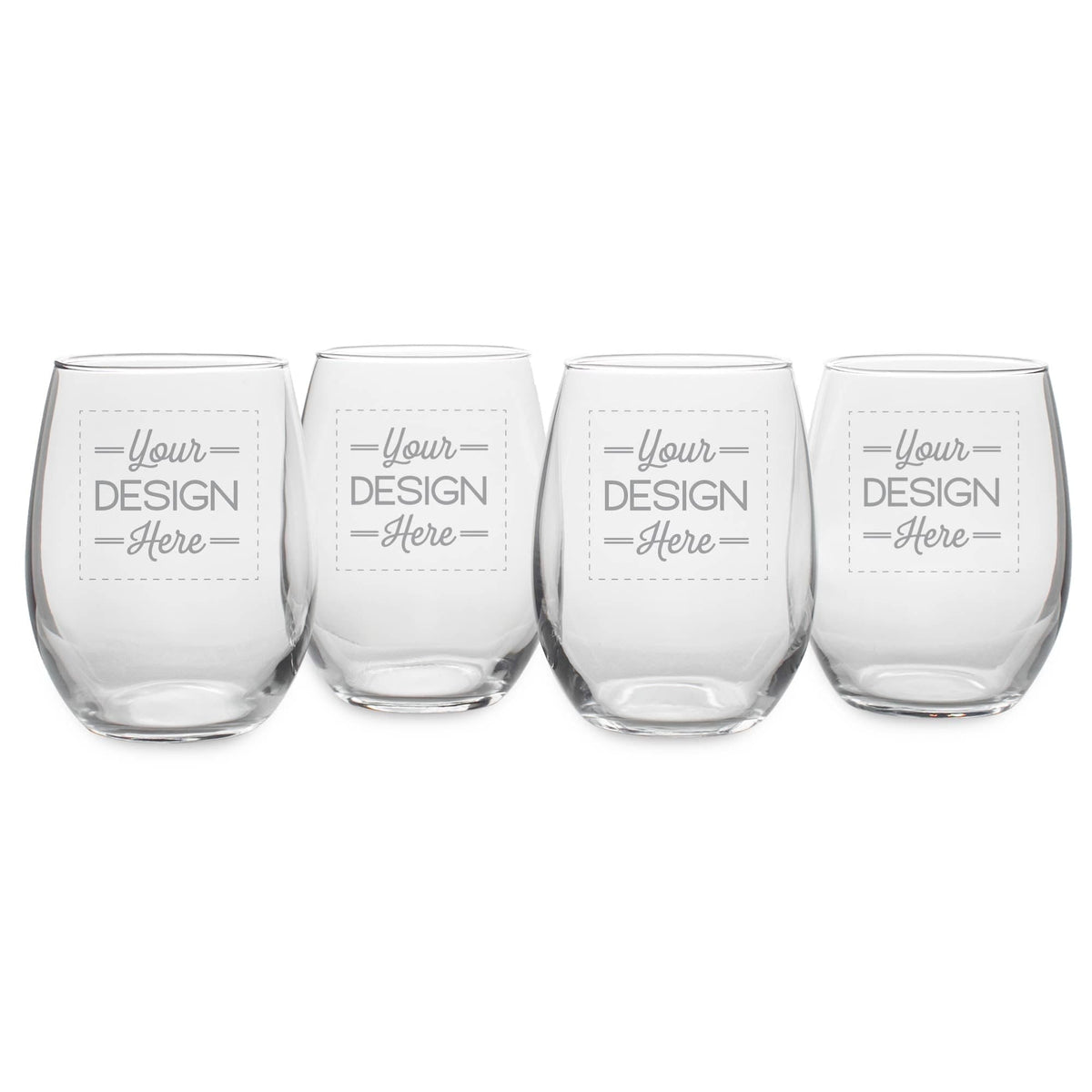 Susquehanna Glass Company - Custom Artwork Stemless 21 oz Wine Glass Susquehanna Glass Company