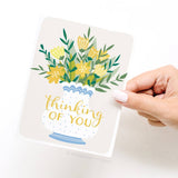 Onderkast Studio - Thinking of You Flowers Greeting Card Onderkast Studio