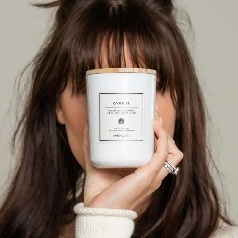 Tate + Zoey - Over It Candle Soy Wax Scented Tate + Zoey