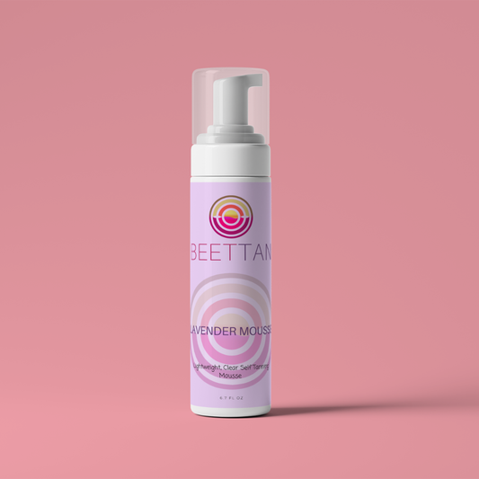 Lavender Self Tanning Mousse for Fair Skin by Beettan