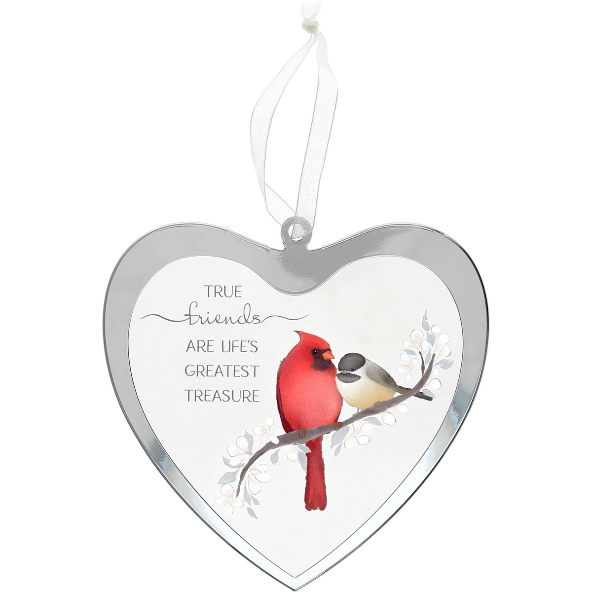 Greatest Treasure - 4.75" Mirrored Glass Ornament Pavilion