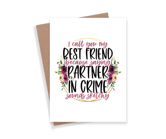 Expression Design Co - Partner In Crime Card
