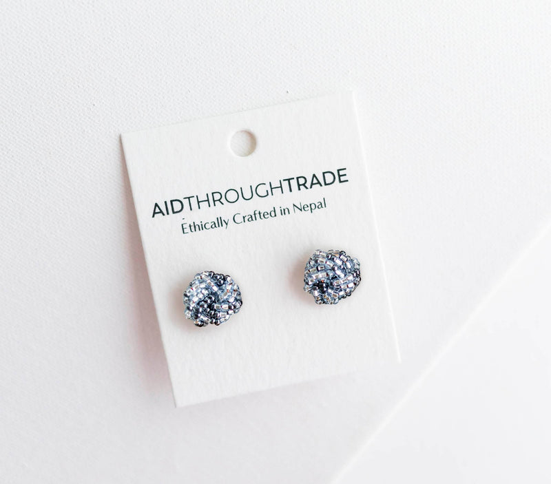 Aid Through Trade - Rosette Earring - Elemental Aid Through Trade
