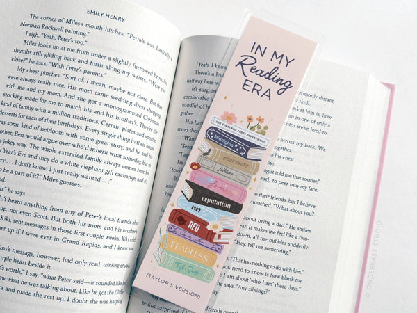 Onderkast Studio - TS In My Reading Era Laminated Bookmark Onderkast Studio