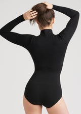 Womens Madelyn Mock Neck Shaping Bodysuit