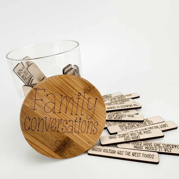 Family Conversations - Activity Jar Mud & Honey