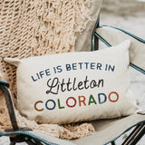 Canary Road - Customizable Location Life Is Better Rectangle Pillow Canary Road