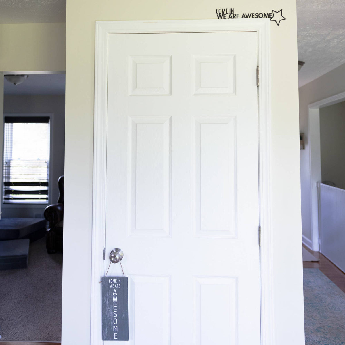 We Are Awesome - Metal Door Topper Pavilion