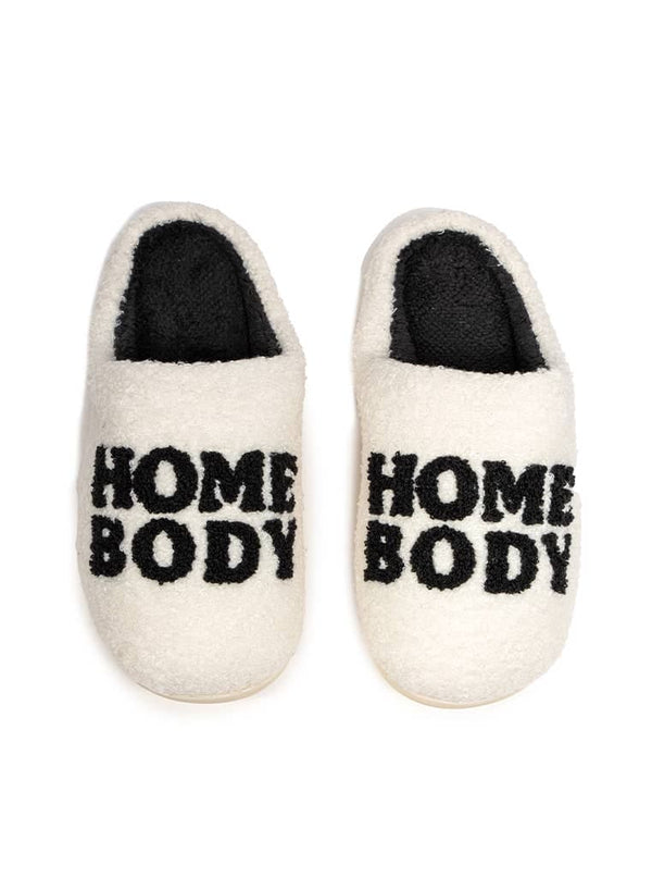 Living Royal - Indoor / Outdoor Slippers - "Home Body" - White Living Royal