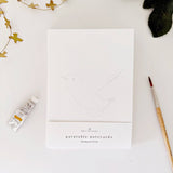 emily lex studio - Backyard birds paintable notecards emily lex studio
