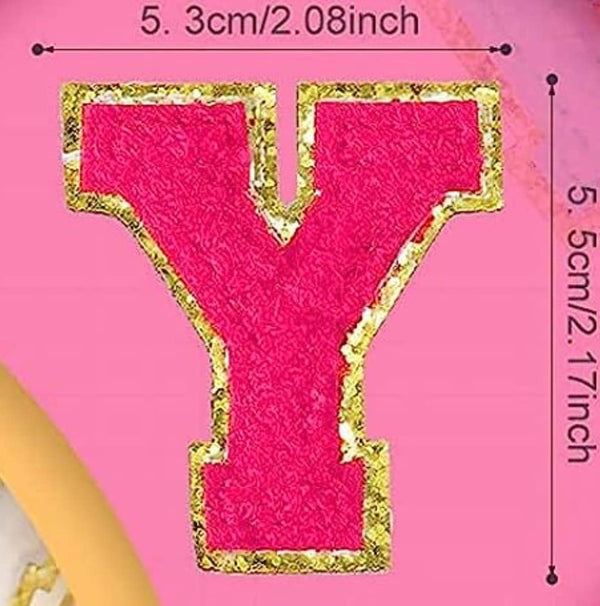 Chenille self adhesive mixed patches Harper & Barlow