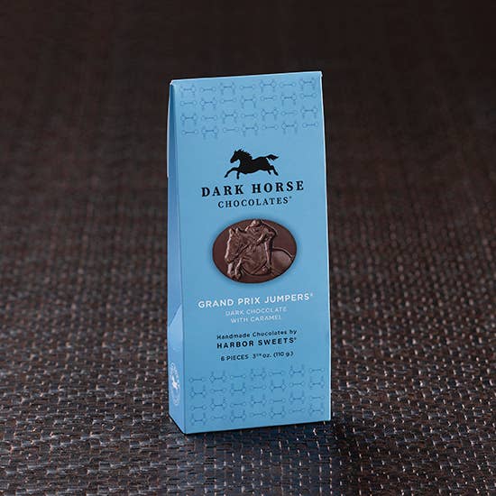 Harbor Sweets Chocolates - Dark Chocolate Caramel Grand Prix Jumpers Gable Box Harbor Sweets Chocolates