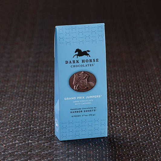 Harbor Sweets Chocolates - Dark Chocolate Caramel Grand Prix Jumpers Gable Box Harbor Sweets Chocolates