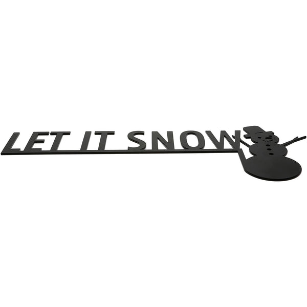 Let It Snow - Metal Door Topper