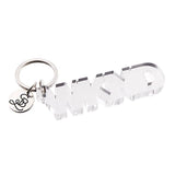 Santa Barbara Design Studio by Creative Brands - Face To Face Acrylic Word Key Chain - WKND Santa Barbara Design Studio by Creative Brands