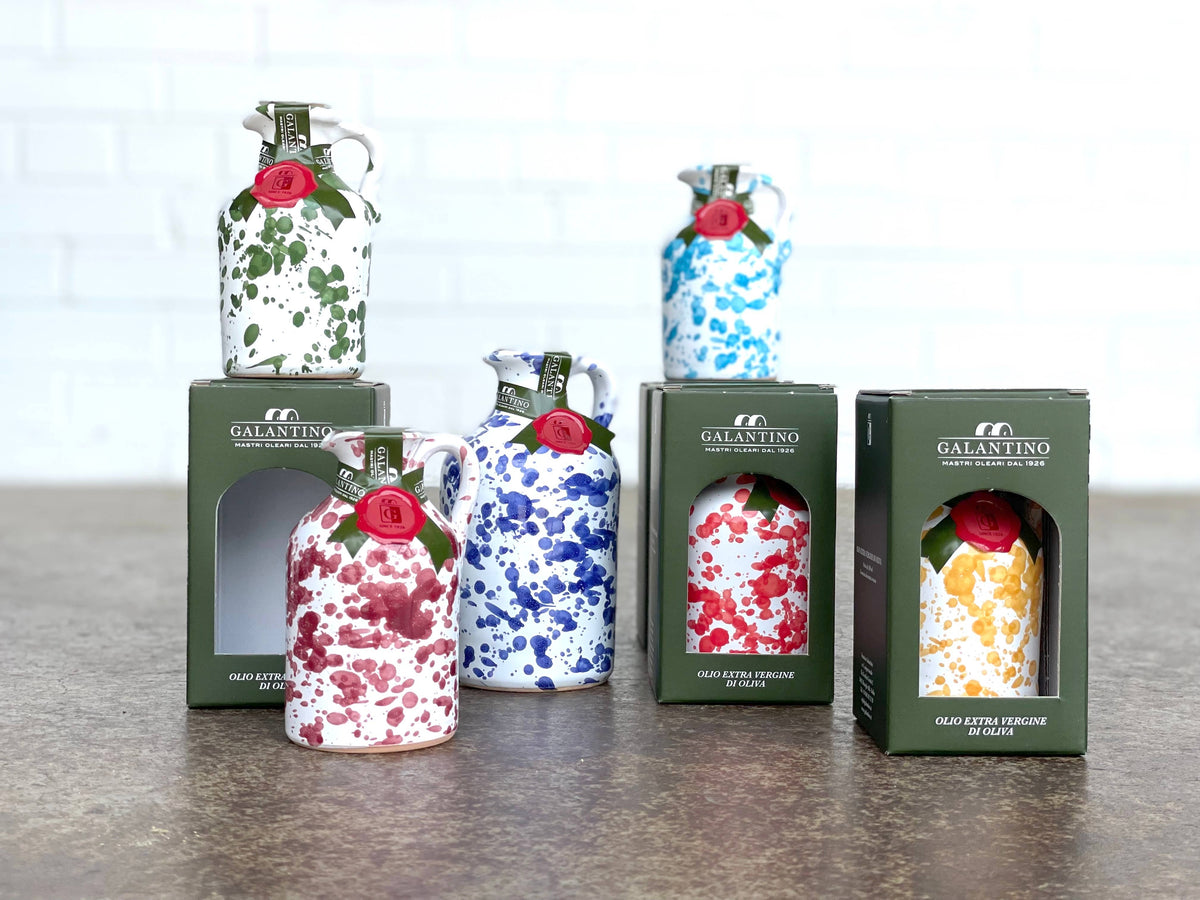 Zia Pia - Mixed Colors Fantasia Extra Virgin Olive Oil Ceramic 100ml Zia Pia
