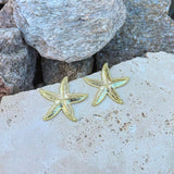 Starfish Oversized Shell Stud Earrings