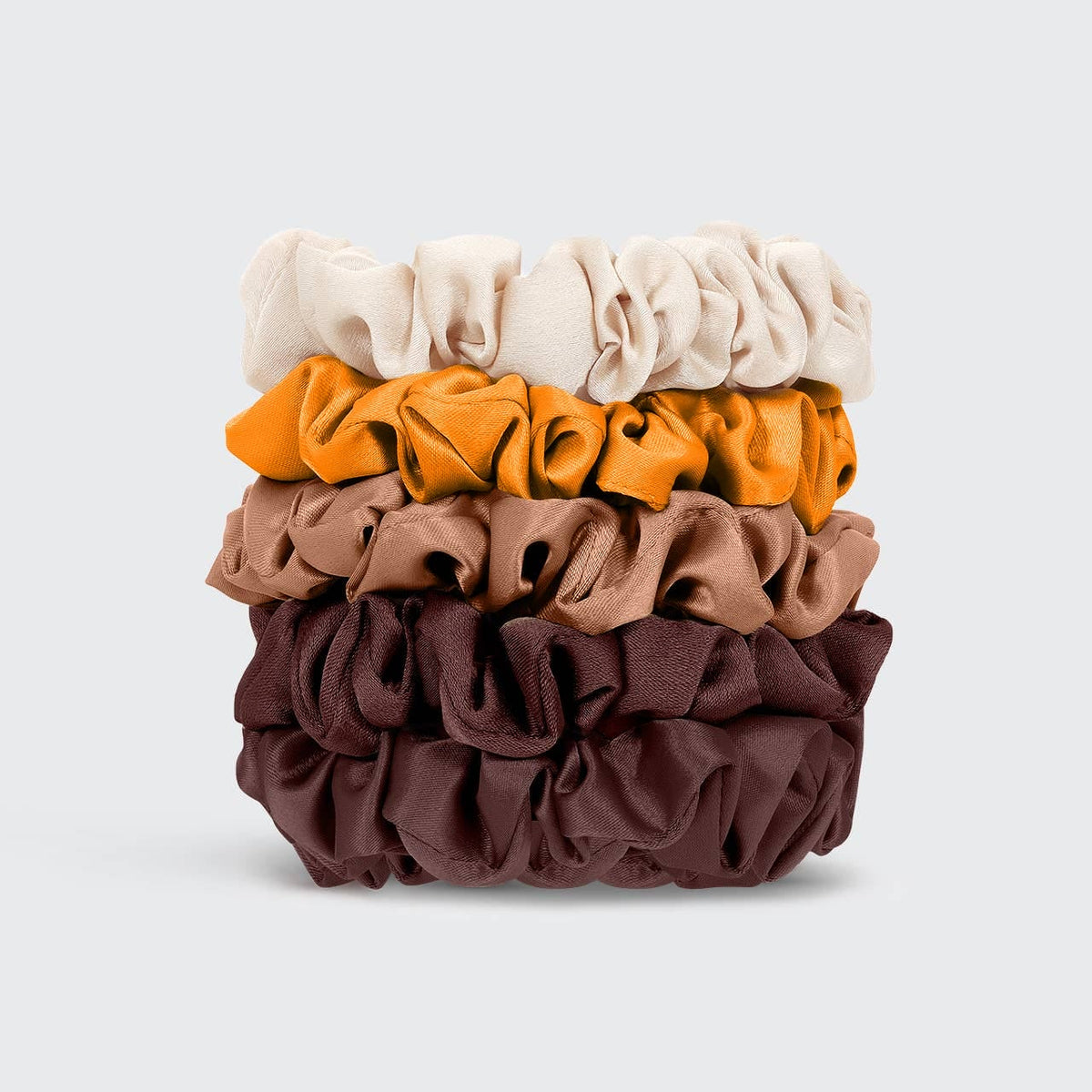 KITSCH - Satin Petite Scrunchies 5pc Set- Sedona KITSCH