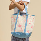 Nautical Canvas Boat & Tote Bag – Large