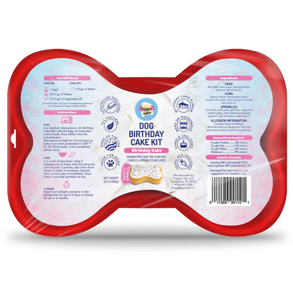 Dog Birthday Cake Kit Puppy Cake LLC