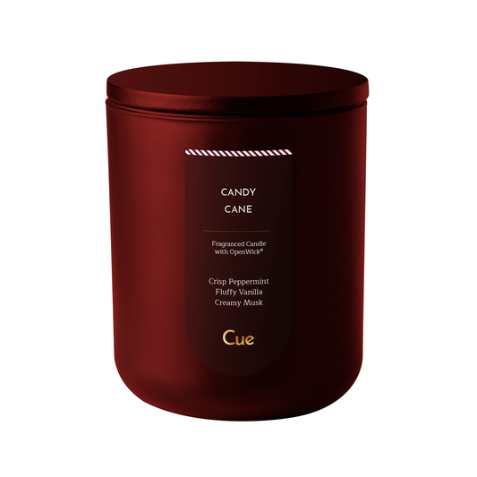 Candy Cane Candle: Red 14oz