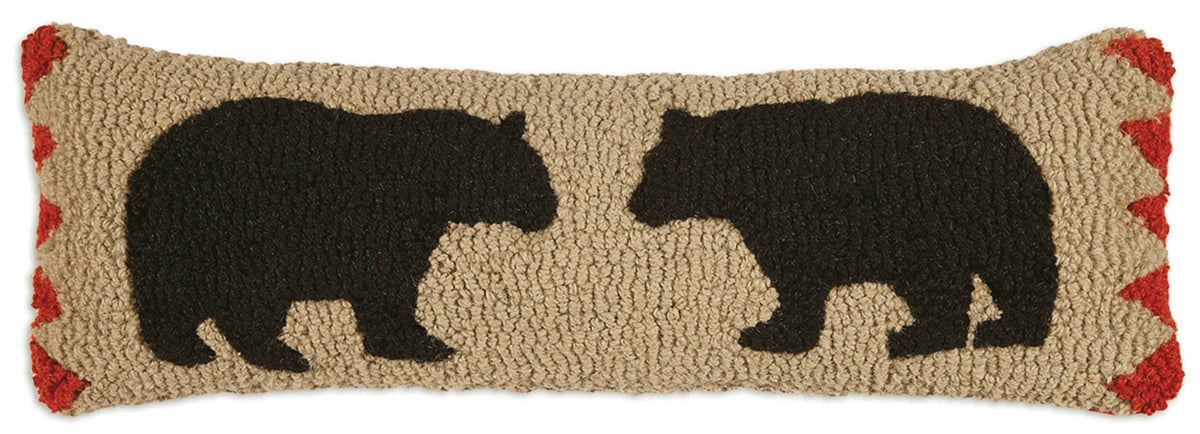 Chandler 4 Corners - Two Black Bears on Beige Chandler 4 Corners