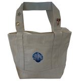 Canvas shell tote