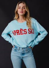 Panache Apparel Co. - Light Blue Apres Ski Sweater Panache Apparel Co.