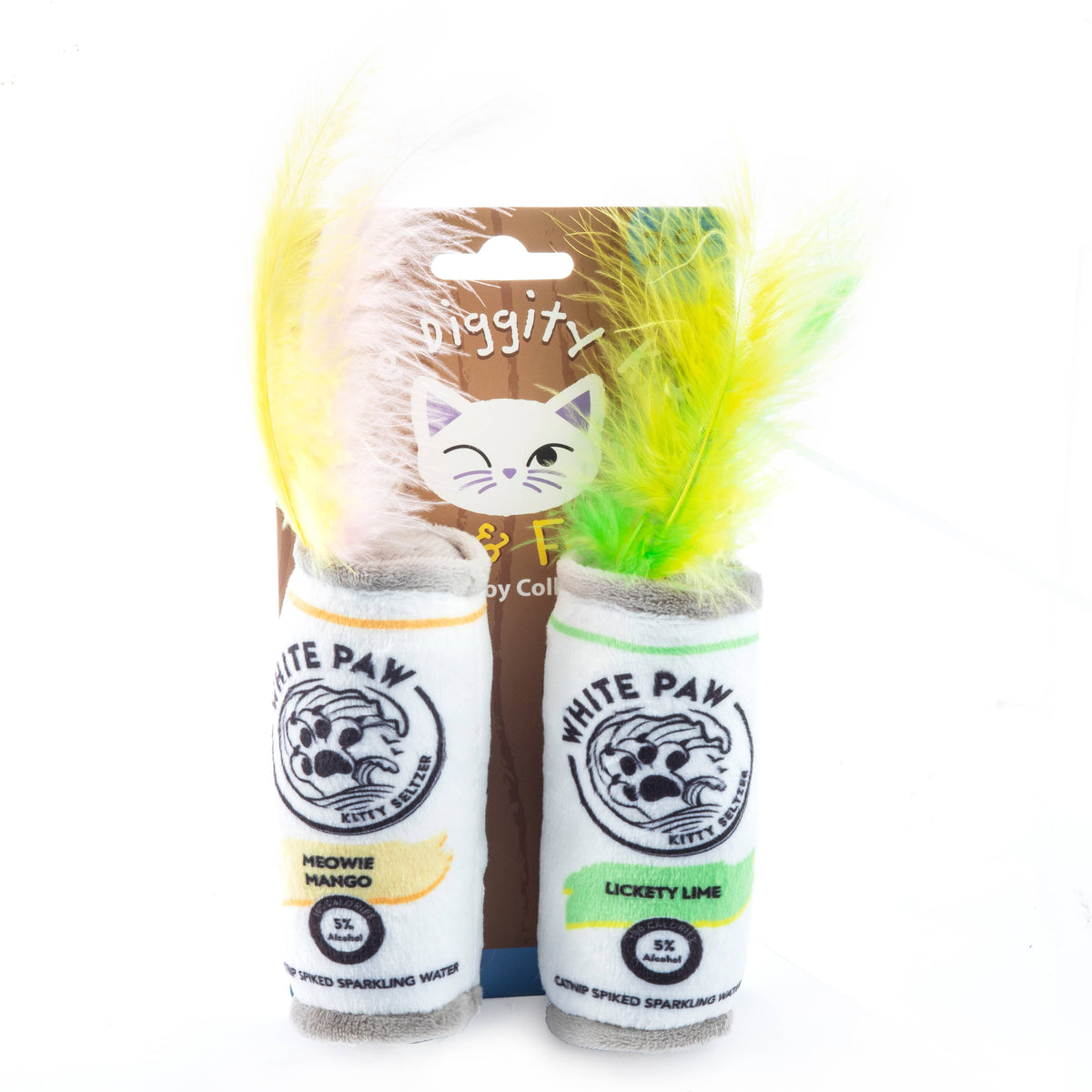 Haute Diggity Dog - White Paw (Mango & Lime) Organic Catnip Toys Haute Diggity Dog