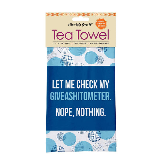 - Giveashitometer Tea Towel