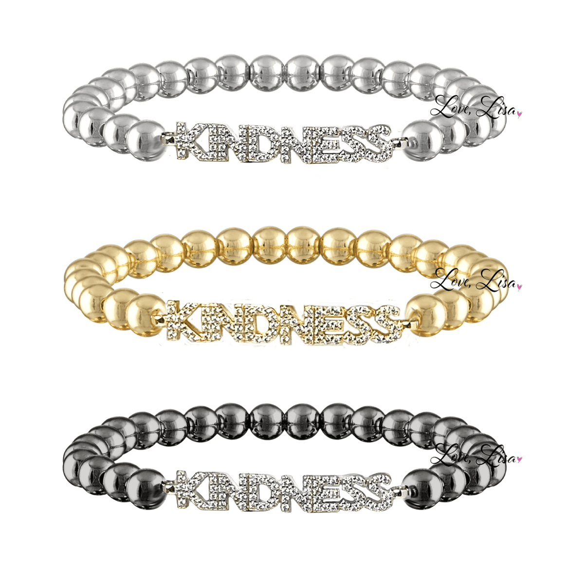 Love, Lisa - Penny Collection of Saying Bracelets Love, Lisa