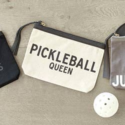 Canvas Pouch - Pickleball Queen Santa Barbara Design Studio by Creative Brands