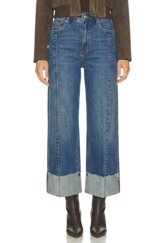 Women's High-Rise Convertible Wide-Leg Jeans