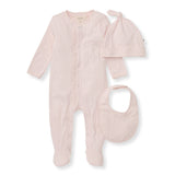 Burt's Bees Baby - 3 Piece Jumpsuit, Hat & Bib Set Burt's Bees Baby