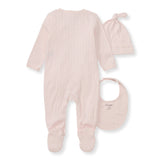Burt's Bees Baby - 3 Piece Jumpsuit, Hat & Bib Set Burt's Bees Baby