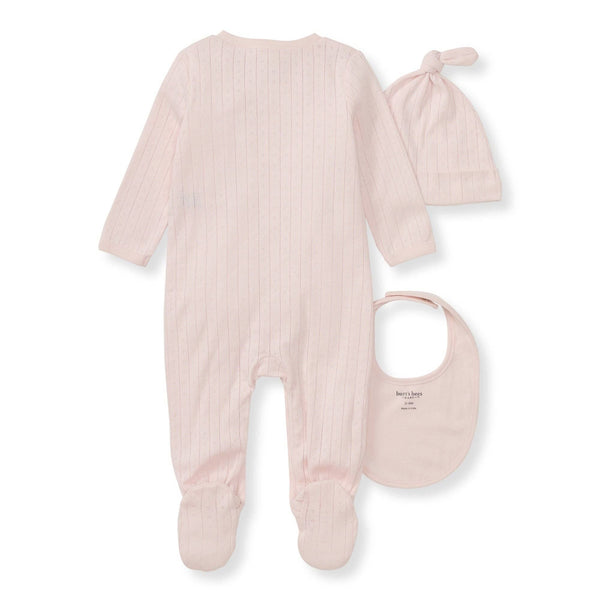 Burt's Bees Baby - 3 Piece Jumpsuit, Hat & Bib Set Burt's Bees Baby