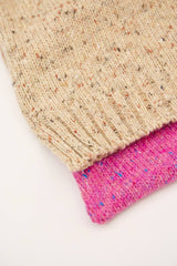 Fair Isle Chunky Knit Scarf