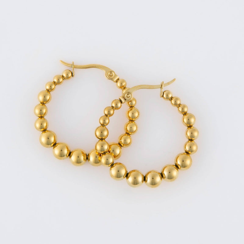 Elsie & Zoey - Narelle Waterproof Bubble Hoop Earrings Elsie & Zoey