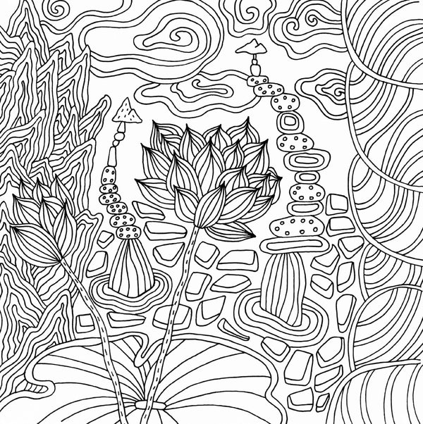 Peter Pauper Press - Serenity Artist's Coloring Book Peter Pauper Press