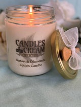 Candles and Cream Collection - Coconut Mango-Lotion candle and lotion melts Candles and Cream Collection