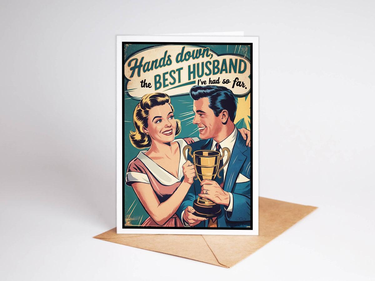 Katie Doodle | Vintage Greeting Cards, Unique Birthday Gifts - Cute Handmade Vintage Funny Valentine Cards for Him, Husband Katie Doodle | Vintage Greeting Cards, Unique Birthday Gifts