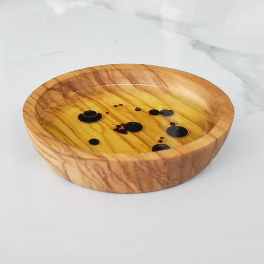 Naturally Med Inc. - Olive Wood Dipping Bowl - Round - 3.5” Naturally Med Inc.