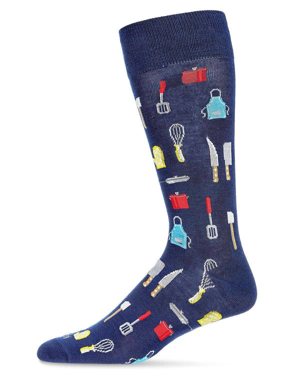 Infinity Classics International Inc. - MeMoi Kitchen Crew Bamboo Blend Men's Crew Socks Infinity Classics International Inc.