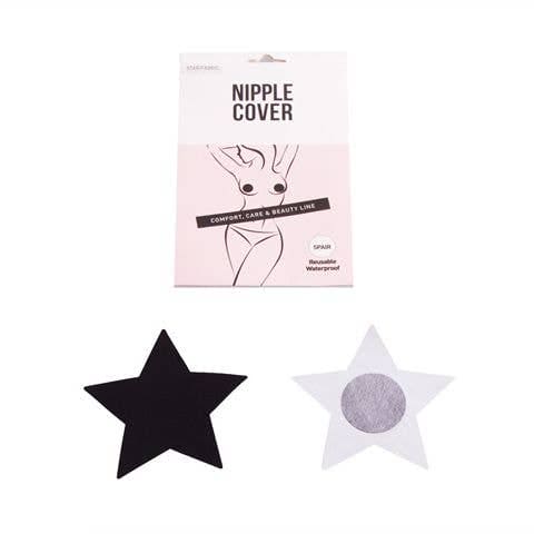 - 5 Pair Star Nipple Cover Pasties Pad: Black Diacly